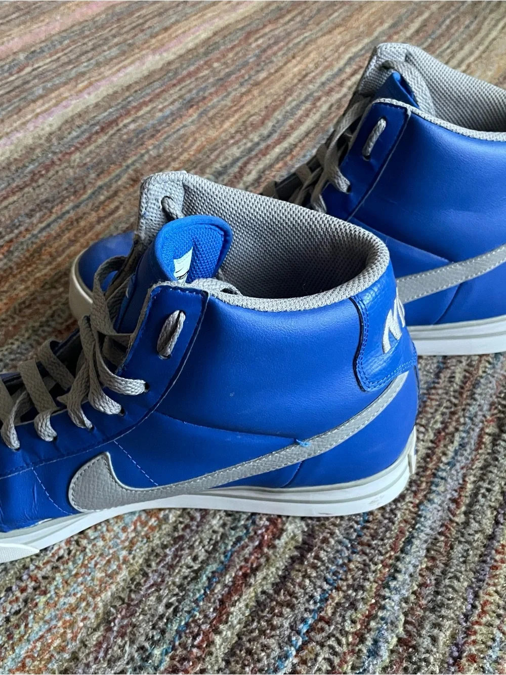 Nike Sweet Classic High Men’s Basketball Royal Blue/White Size 12 Vintage Look